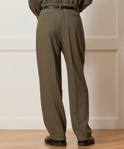 Todd Snyder Italian Crepe Hollywood Trouser - Olive