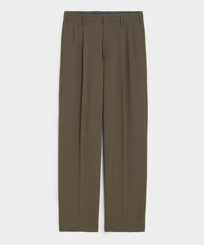 Todd Snyder Italian Crepe Hollywood Trouser - Olive