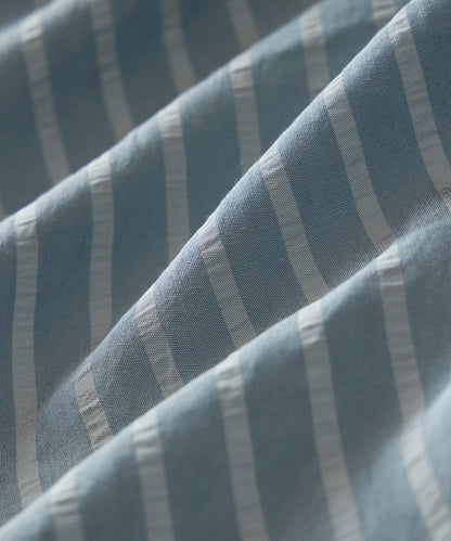 Todd Snyder Italian Satin Big Shirt - Light Blue