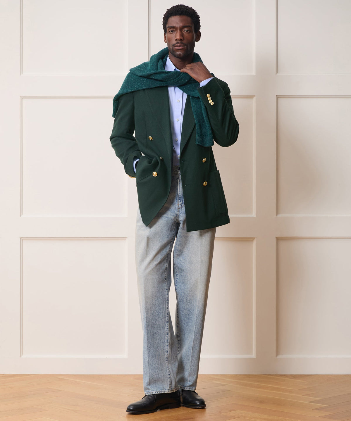 Todd Snyder Italian Cashmere Wythe Blazer - Emerald Green