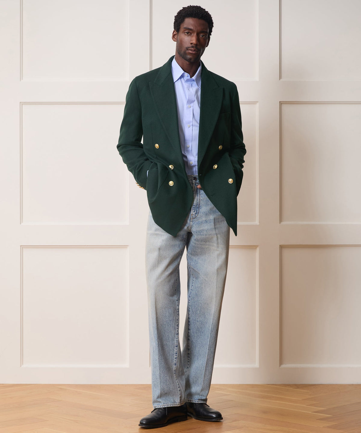 Todd Snyder Italian Cashmere Wythe Blazer - Emerald Green