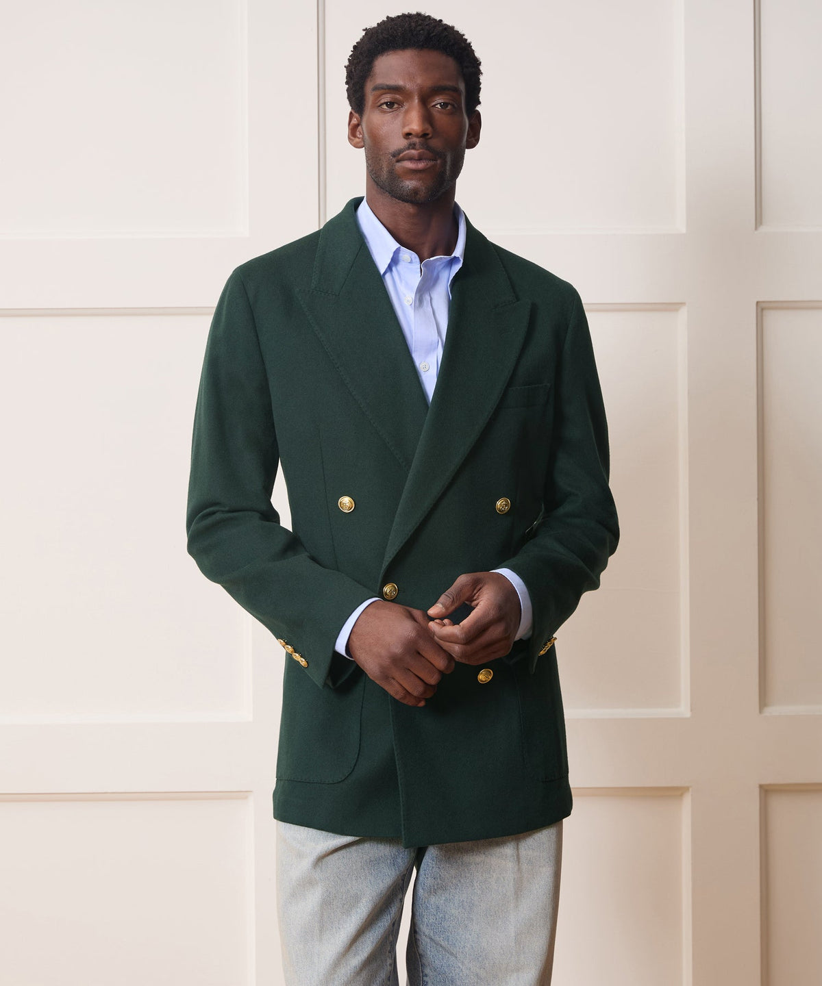 Todd Snyder Italian Cashmere Wythe Blazer - Emerald Green