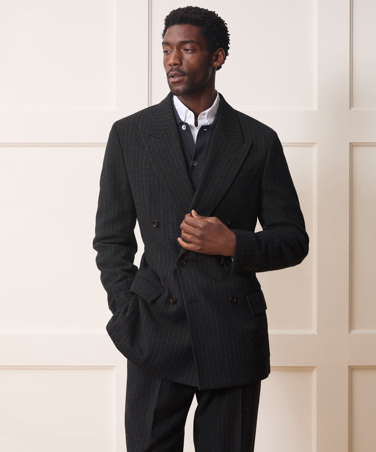 Todd Snyder Italian Wool Cashmere Wythe Jacket - Charcoal
