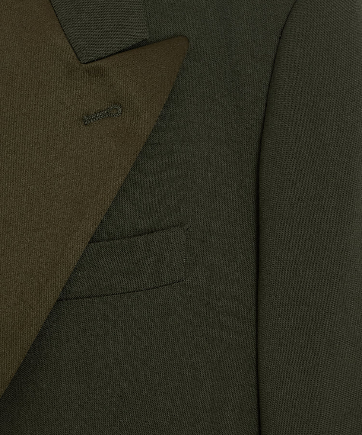 Todd Snyder Italian Gabardine Double-Breasted Tuxedo Jacket - Snyder Olive