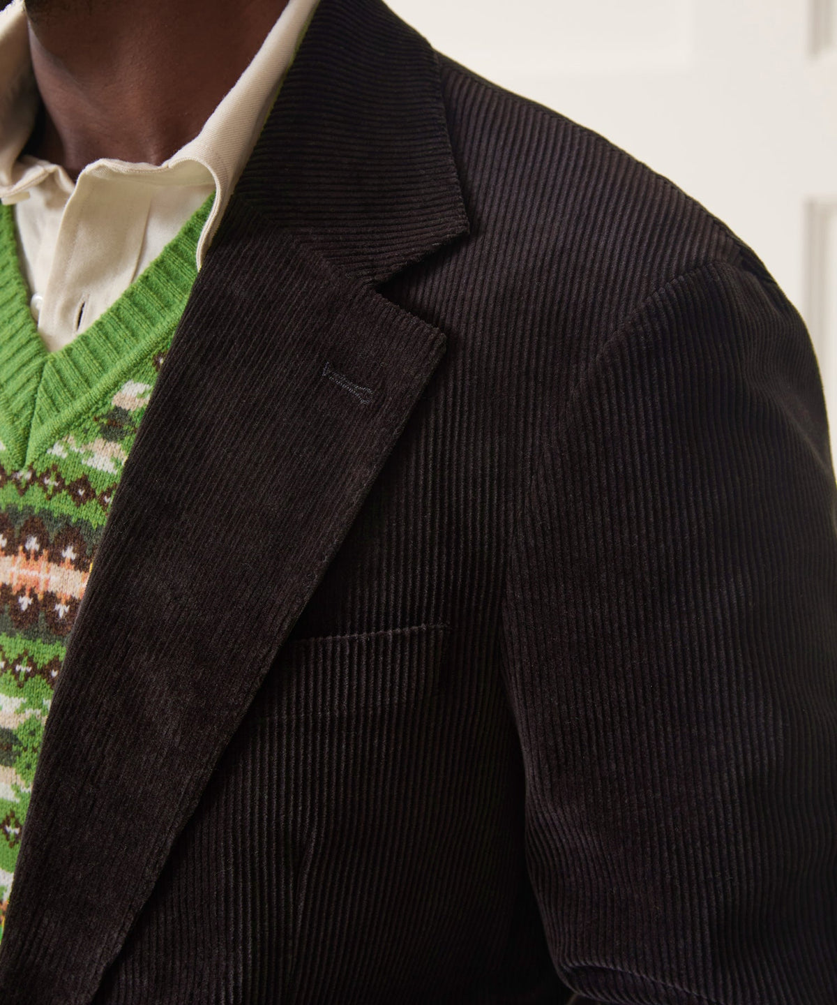 Todd Snyder Italian Wide Wale Corduroy Wythe Jacket - Dark Brown