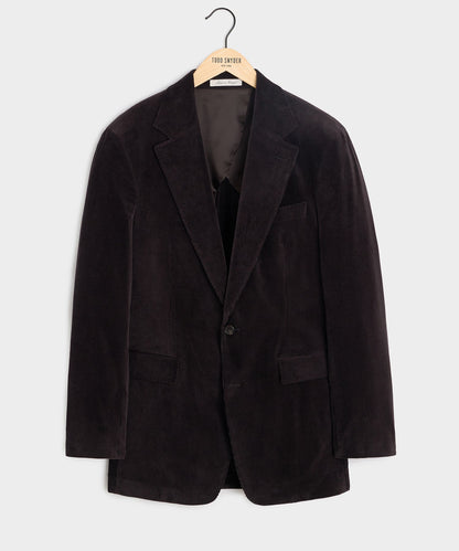 Todd Snyder Italian Wide Wale Corduroy Wythe Jacket - Dark Brown