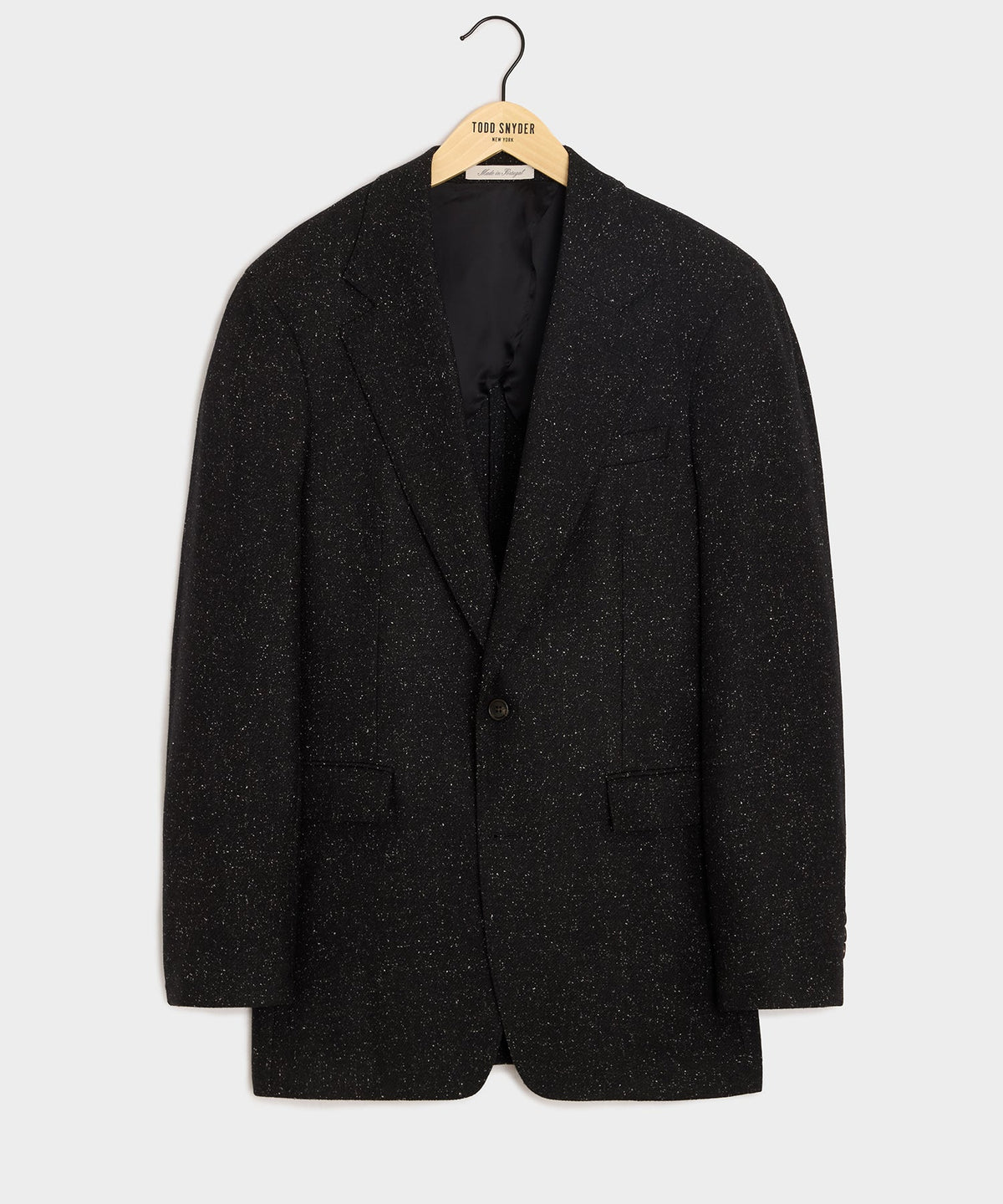 Todd Snyder Italian Silk-Donegal Wythe Jacket - Charcoal