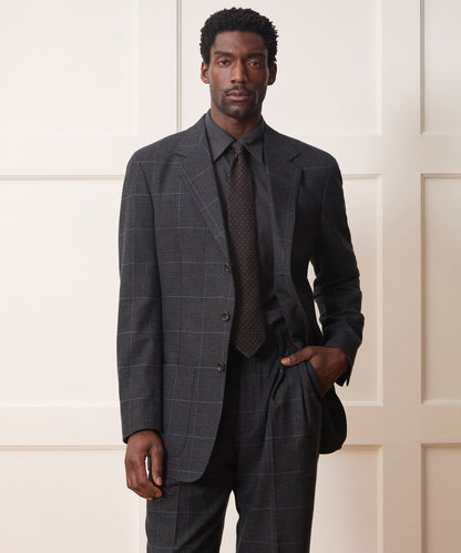 Todd Snyder Italian Glen Plaid Wythe Jacket - Charcoal