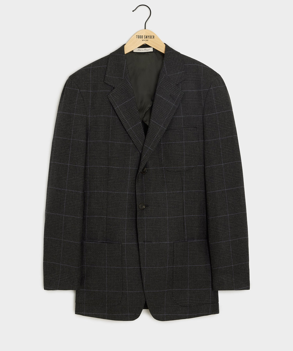 Todd Snyder Italian Glen Plaid Wythe Jacket - Charcoal