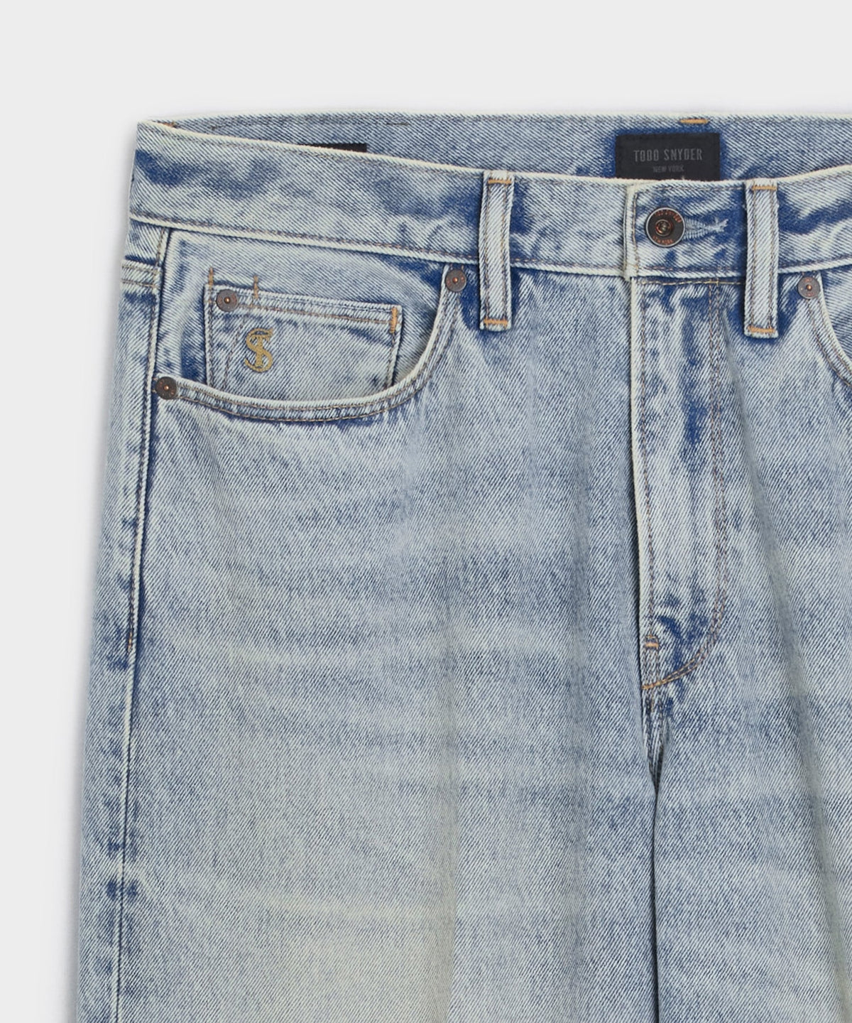 Todd Snyder Relaxed Fit Jean - Light Indigo