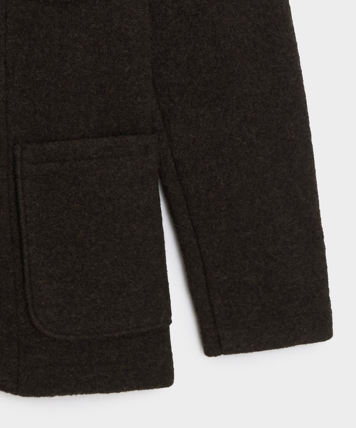 Todd Snyder Italian Boiled Wool Studio Jacket - Espresso Bean