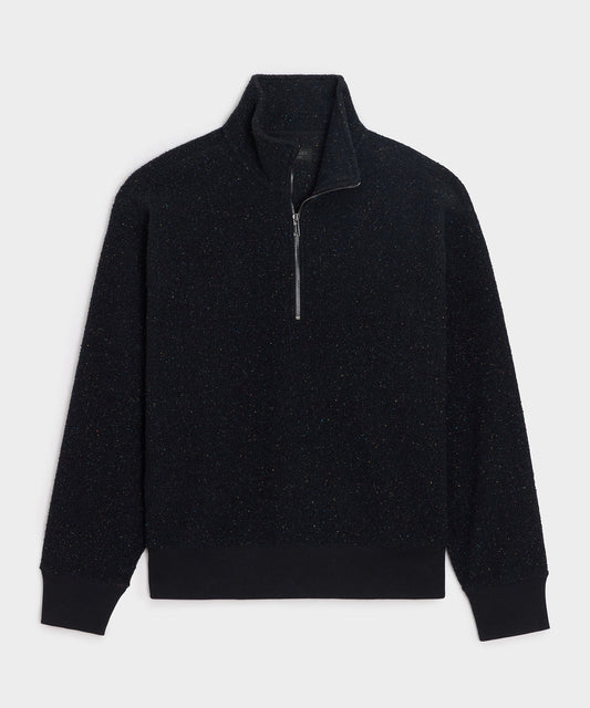 Todd Snyder Donegal Fleece Quarter-Zip - Navy