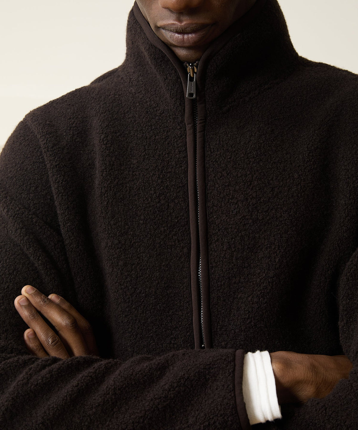 Todd Snyder Italian Upstate Sherpa Jacket - Espresso Bean