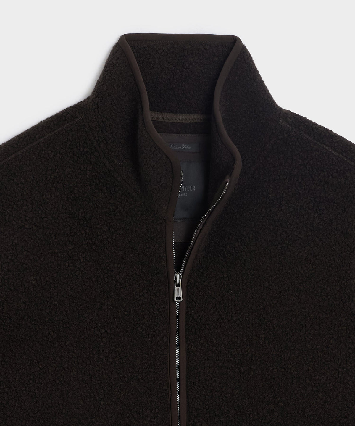 Todd Snyder Italian Upstate Sherpa Jacket - Espresso Bean