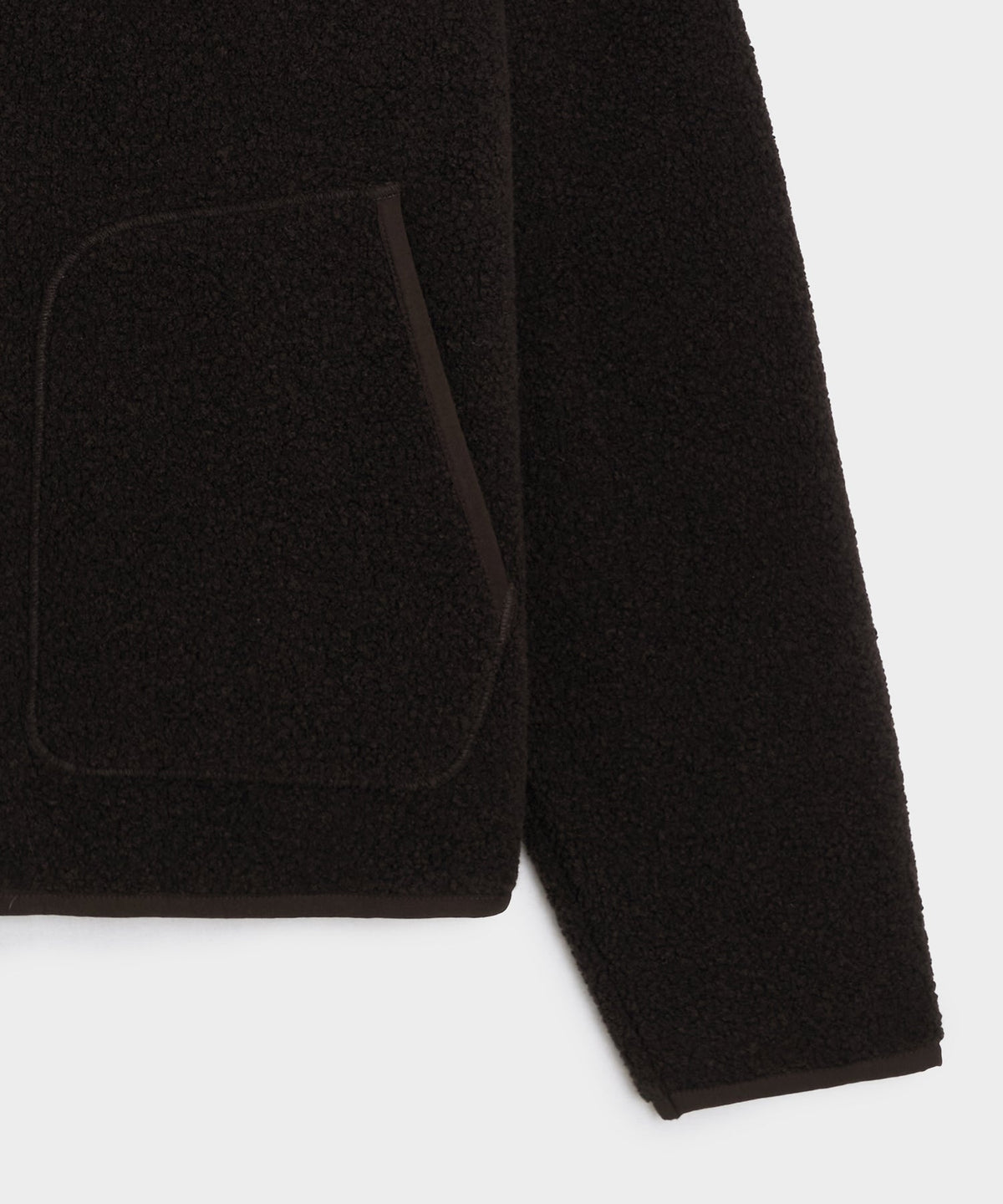 Todd Snyder Italian Upstate Sherpa Jacket - Espresso Bean