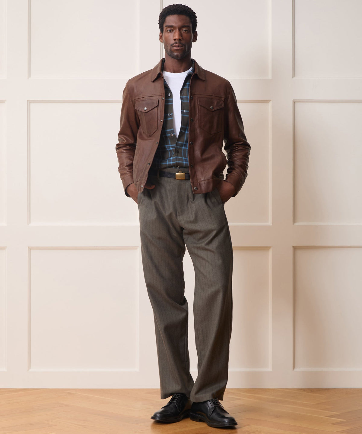 Todd Snyder Lambskin Dylan Jacket - Pecan