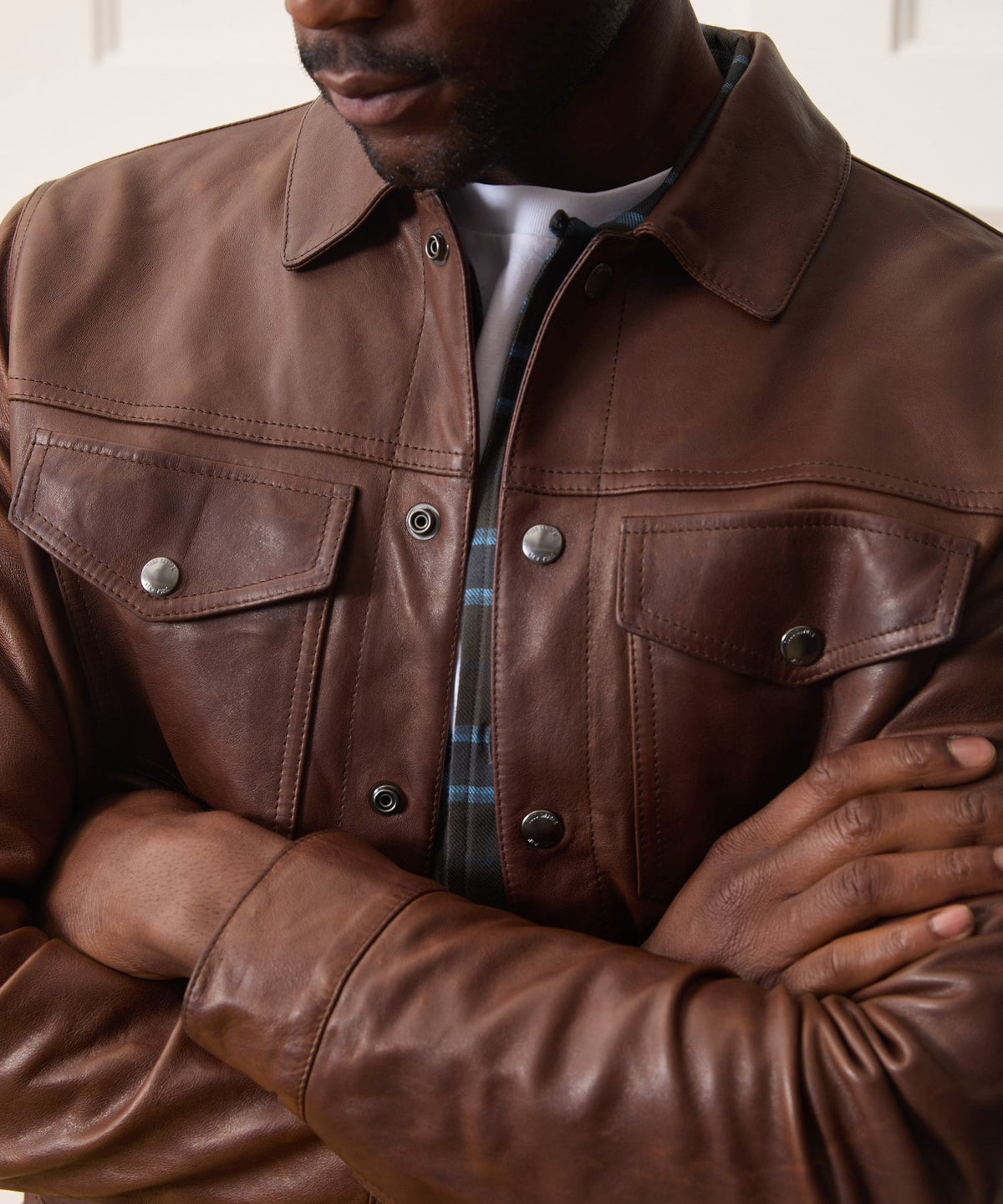 Todd Snyder Lambskin Dylan Jacket - Pecan