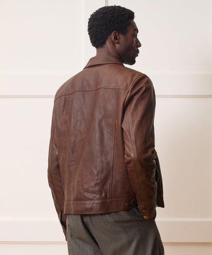 Todd Snyder Lambskin Dylan Jacket - Pecan