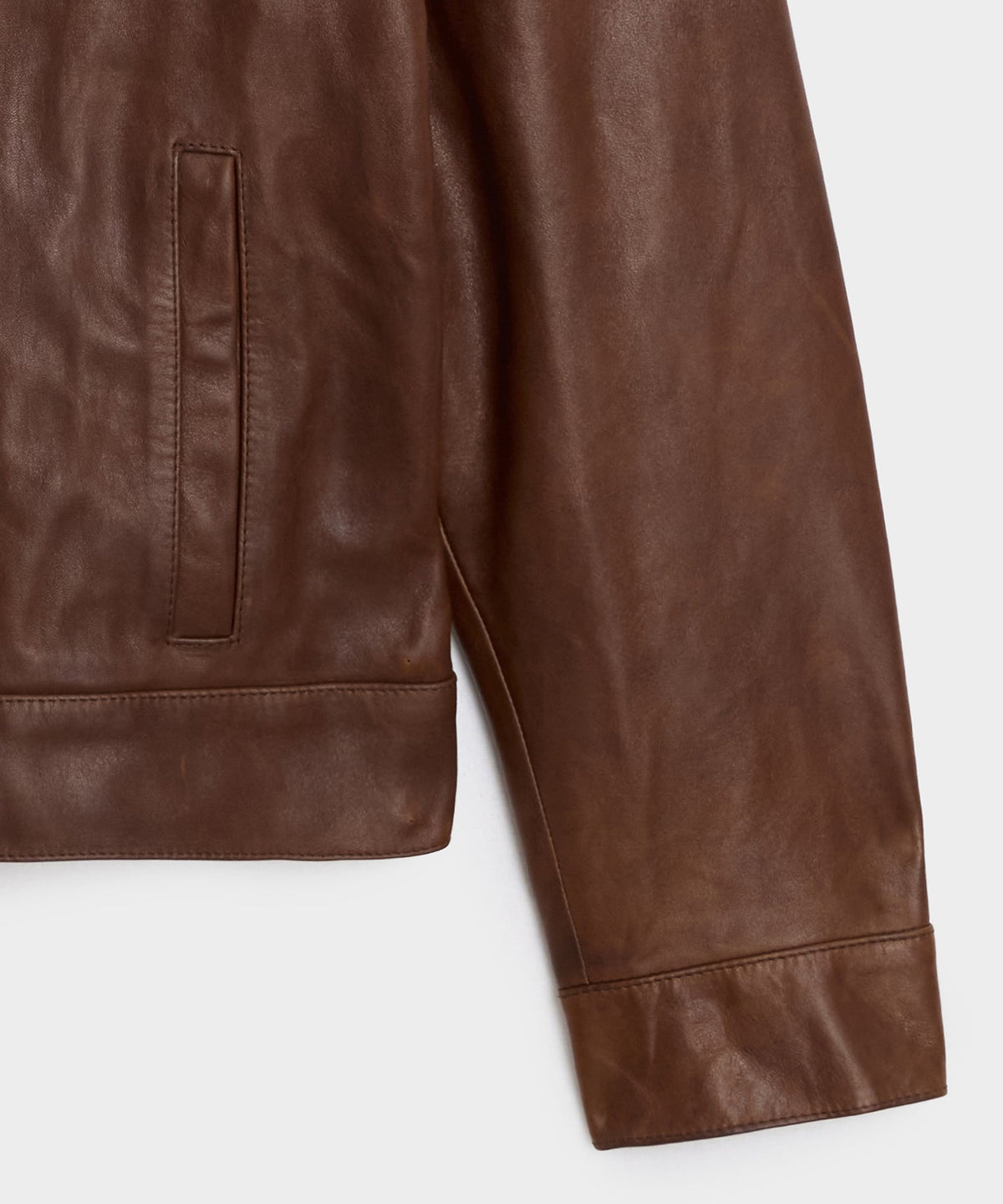 Todd Snyder Lambskin Dylan Jacket - Pecan