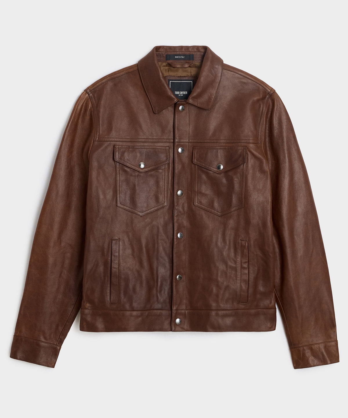 Todd Snyder Lambskin Dylan Jacket - Pecan