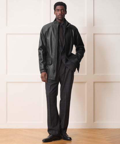 Todd Snyder Leather Field Jacket - Black