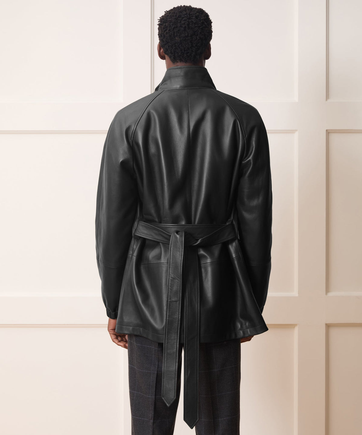 Todd Snyder Leather Field Jacket - Black