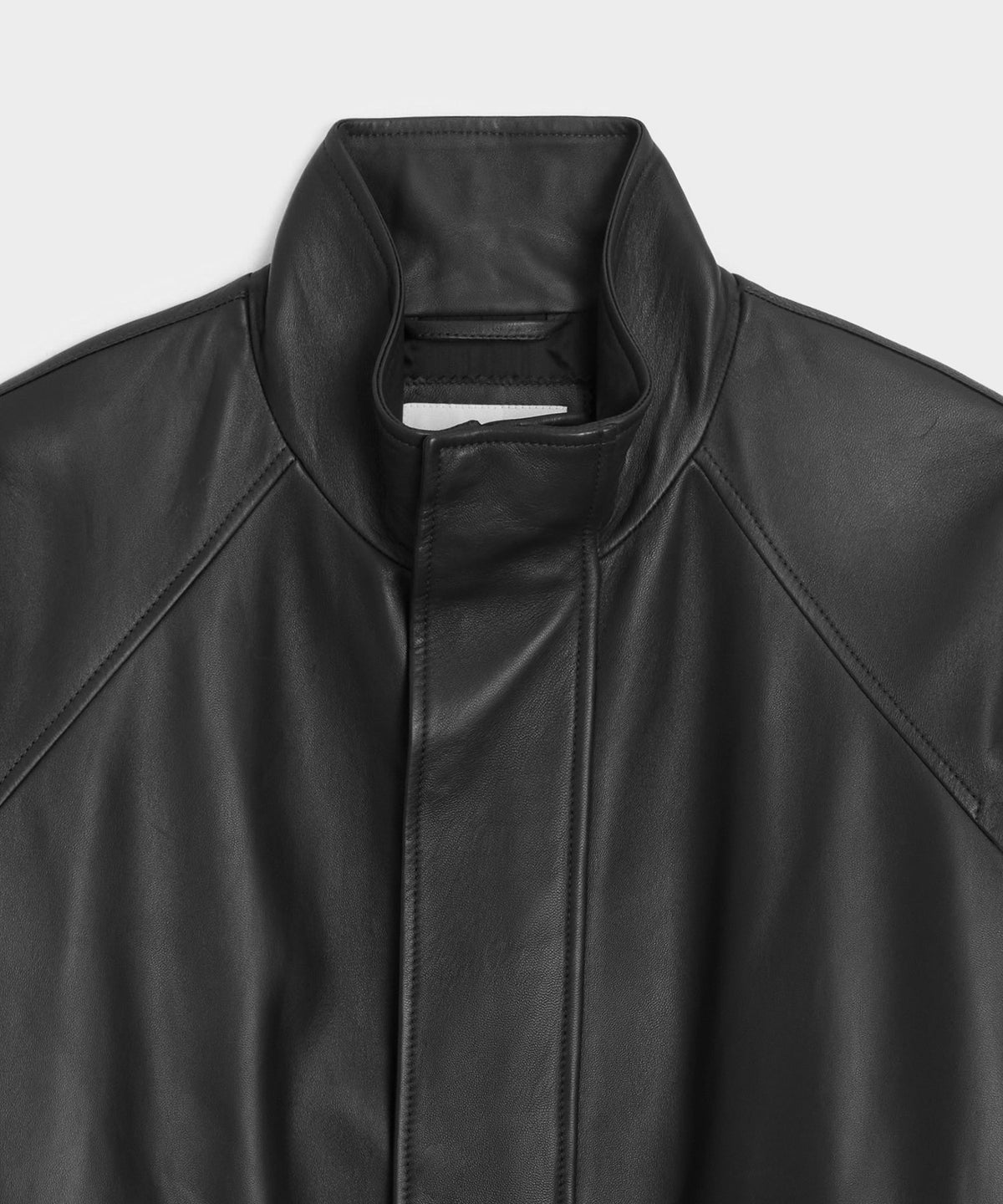 Todd Snyder Leather Field Jacket - Black