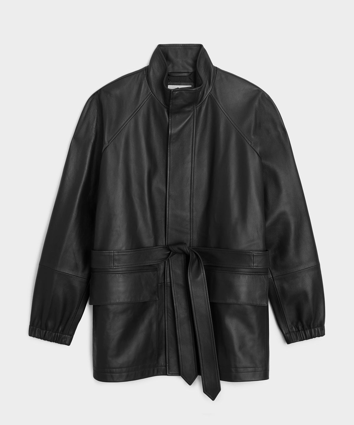 Todd Snyder Leather Field Jacket - Black