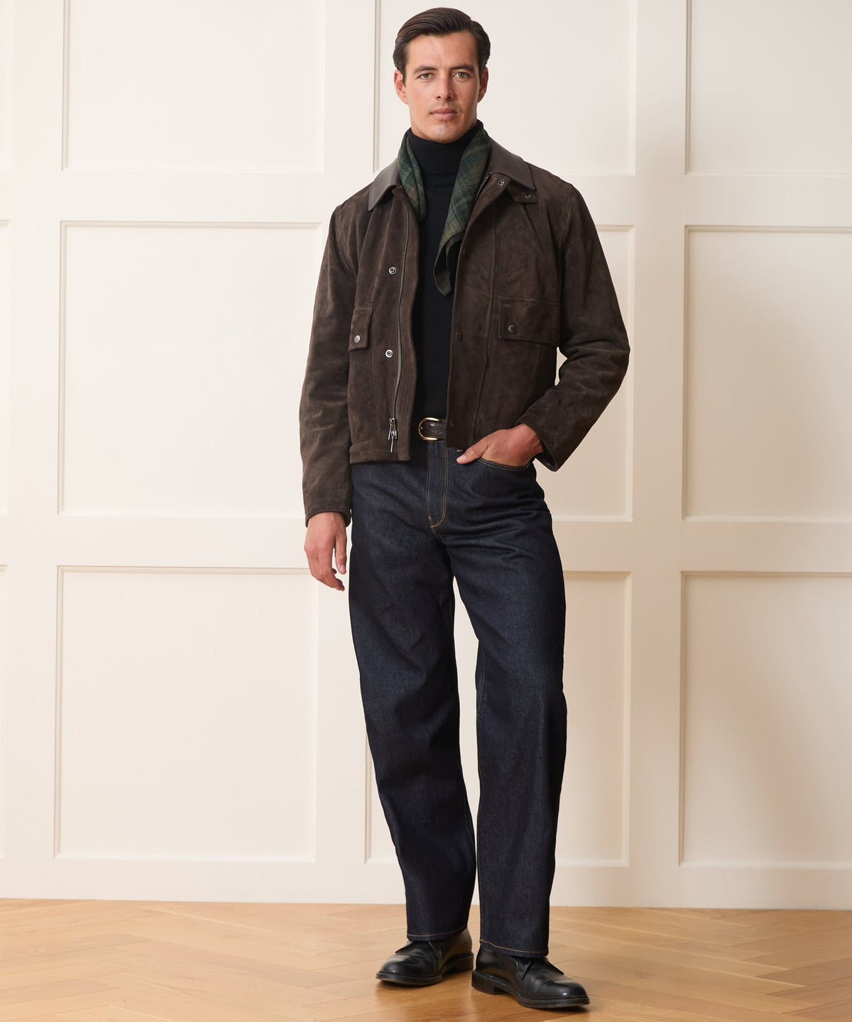 Todd Snyder Todd Snyder x Lagavulin Suede Stable Jacket - Brown