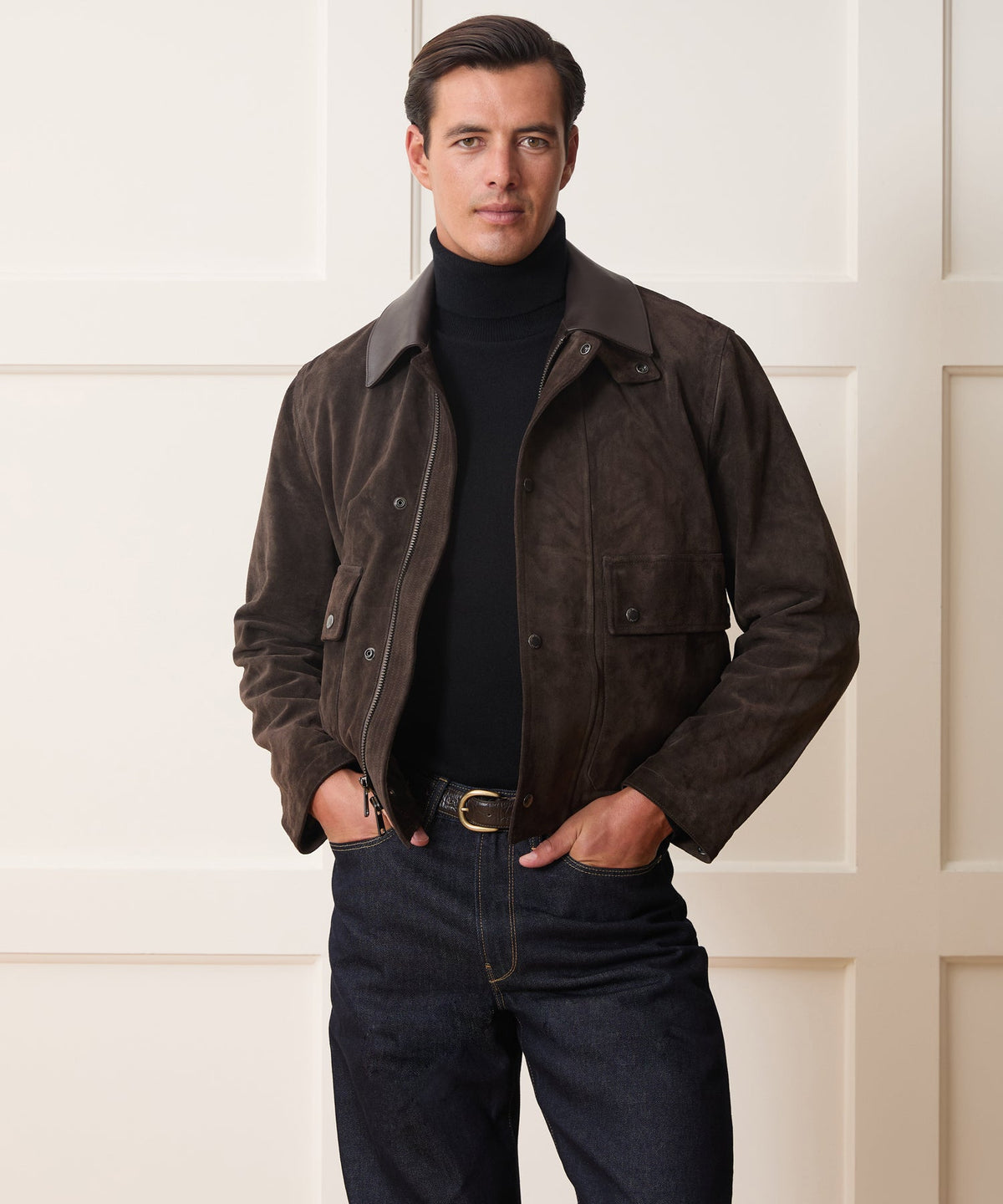 Todd Snyder Todd Snyder x Lagavulin Suede Stable Jacket - Brown