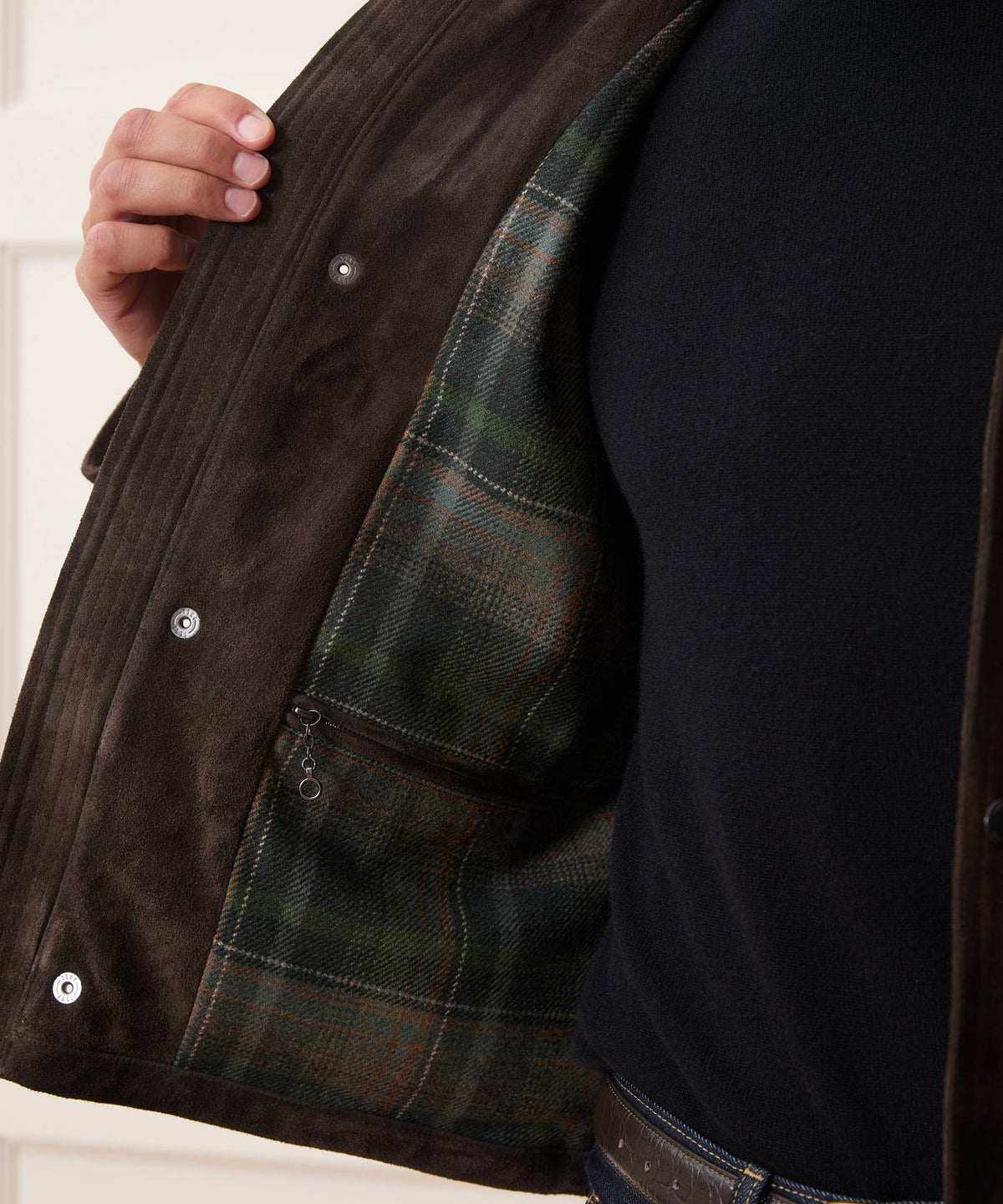 Todd Snyder Todd Snyder x Lagavulin Suede Stable Jacket - Brown