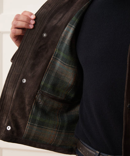 Todd Snyder Todd Snyder x Lagavulin Suede Stable Jacket - Brown
