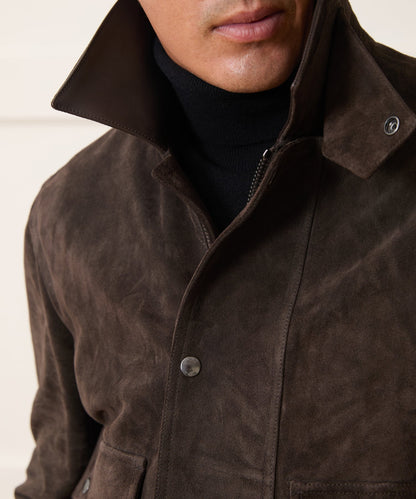 Todd Snyder Todd Snyder x Lagavulin Suede Stable Jacket - Brown