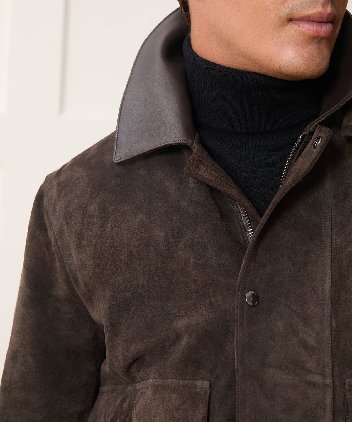 Todd Snyder Todd Snyder x Lagavulin Suede Stable Jacket - Brown