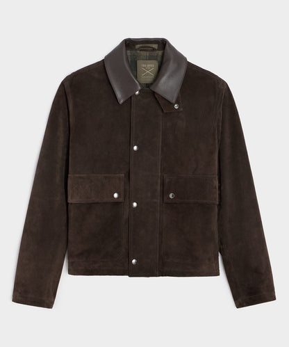 Todd Snyder Todd Snyder x Lagavulin Suede Stable Jacket - Brown