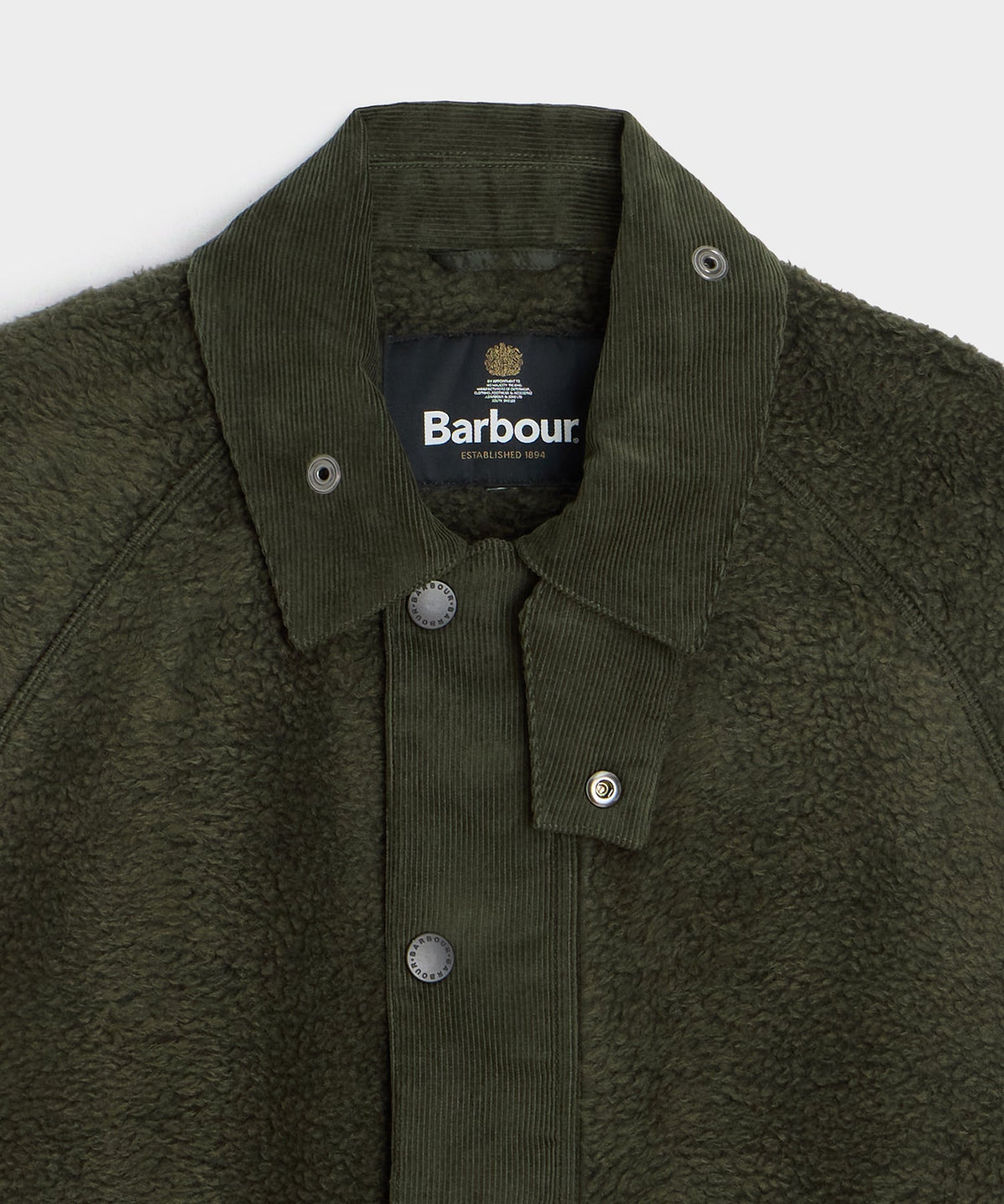 Todd Snyder Barbour Fleece Transport Jacket - Sage