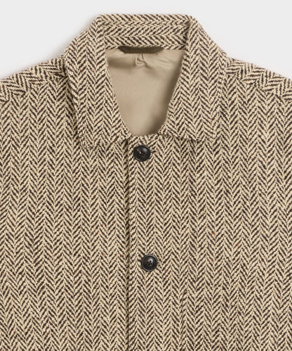 Todd Snyder Italian Wool Walking Jacket - Brown Herringbone