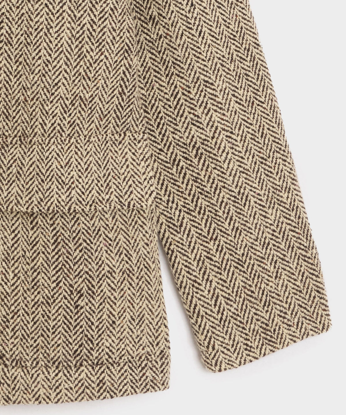 Todd Snyder Italian Wool Walking Jacket - Brown Herringbone