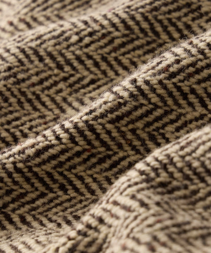 Todd Snyder Italian Wool Walking Jacket - Brown Herringbone