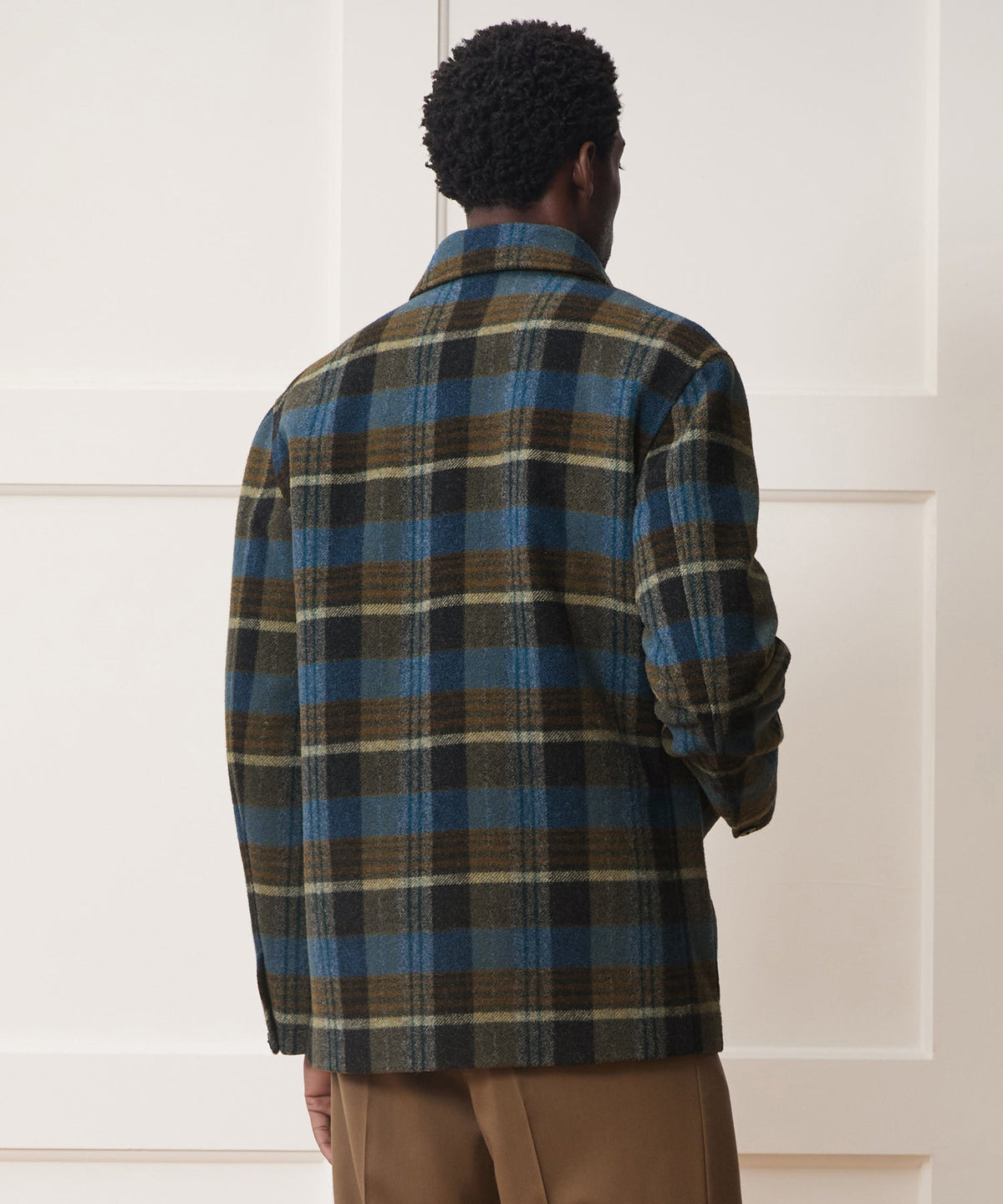 Todd Snyder Italian Wool Walking Jacket - Blue
