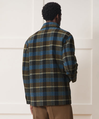 Todd Snyder Italian Wool Walking Jacket - Blue