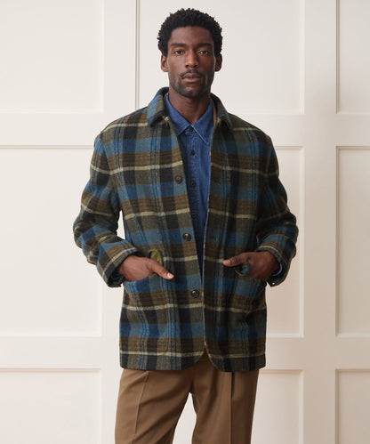 Todd Snyder Italian Wool Walking Jacket - Blue