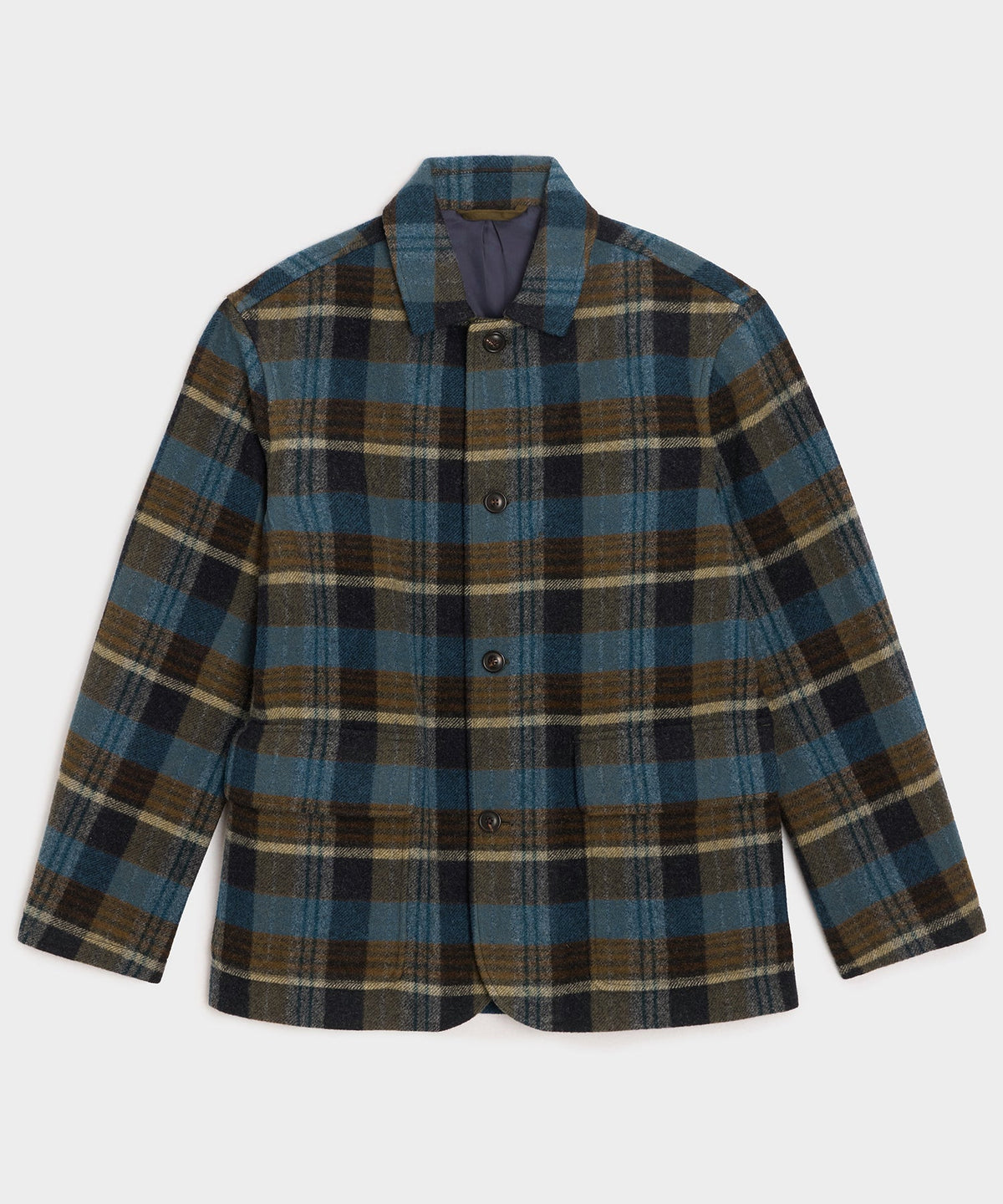 Todd Snyder Italian Wool Walking Jacket - Blue