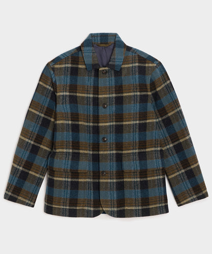 Todd Snyder Italian Wool Walking Jacket - Blue