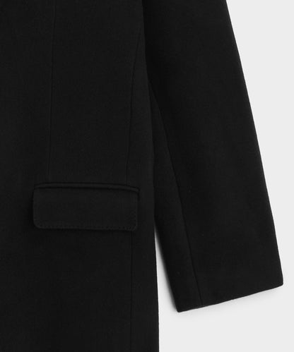 Todd Snyder Italian Wool-Cashmere Topcoat - Black