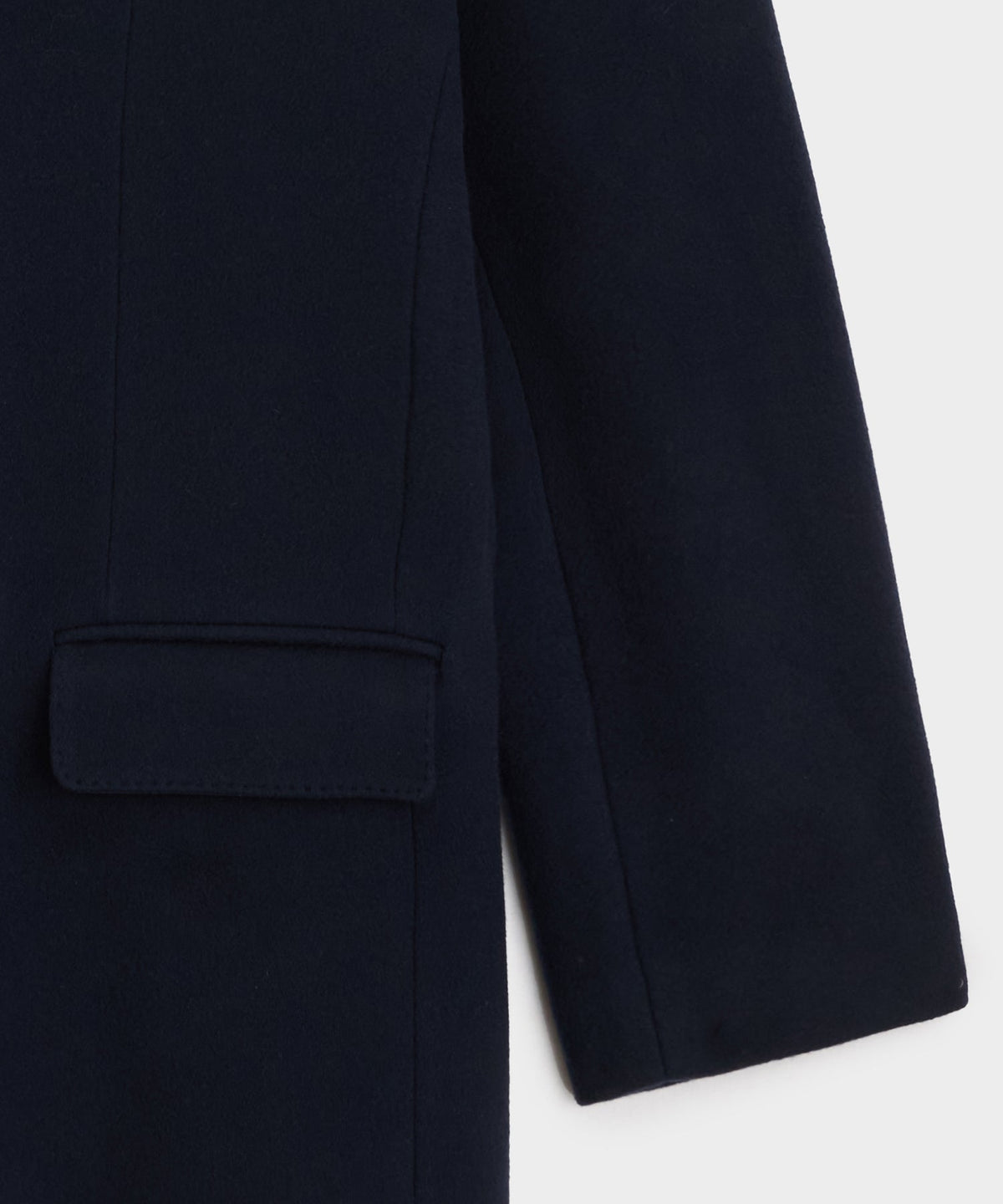 Todd Snyder Italian Wool-Cashmere Topcoat - Navy