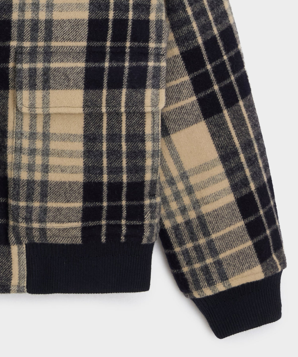 Todd Snyder Fur Collar Bomber Jacket - Navy
