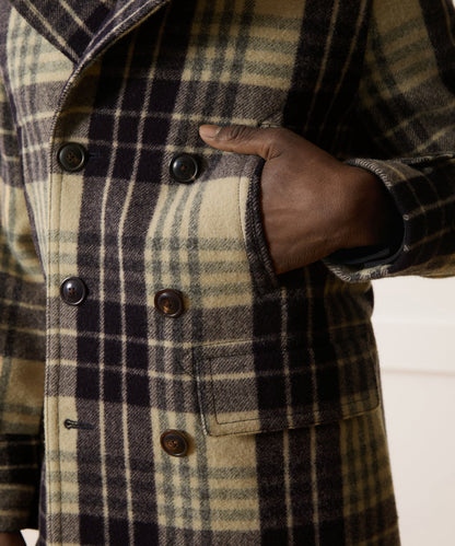 Todd Snyder Italian Wool Peacoat - Navy