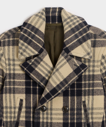 Todd Snyder Italian Wool Peacoat - Navy