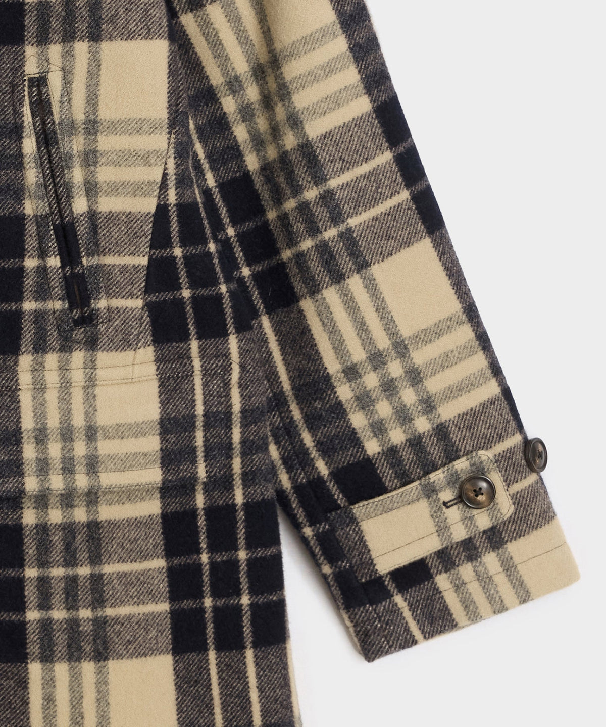 Todd Snyder Italian Wool Peacoat - Navy